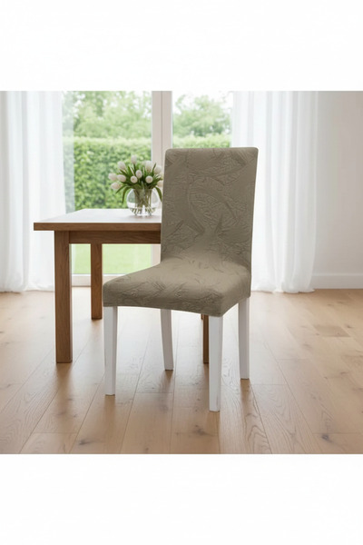 Hazineci Bey Jacquard, Chair Cover, Flexible, Lycra, Stretchable, Washable, 1...