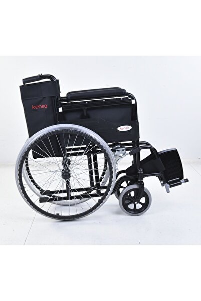 KENSA AKÜLÜ TEKERLEKLİ SANDALYE K-160 Tekerlekli Sandalye PU Dolgu Lastik