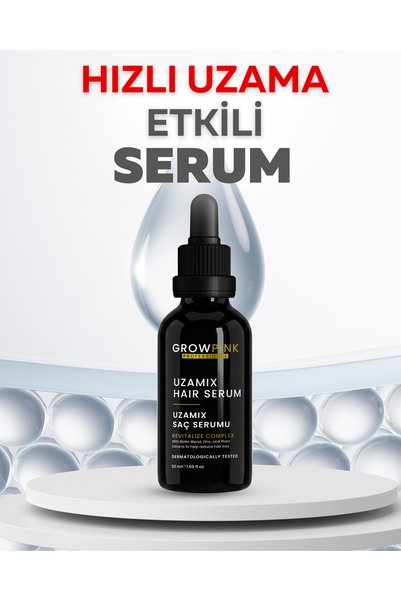 GROWPİNK Hair Growth Serum 50 ml – Fast Hair Growth, Thickening and Strengthening Care Serum