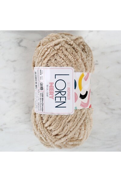 Leyaton Loren Mery Beige Hand Knitting Yarn - M408 - 34315 Lwlhm-Ytrs345