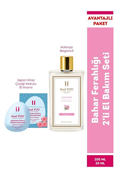 AND YOU Bahar Ferahlığı 2'li El Bakım Seti