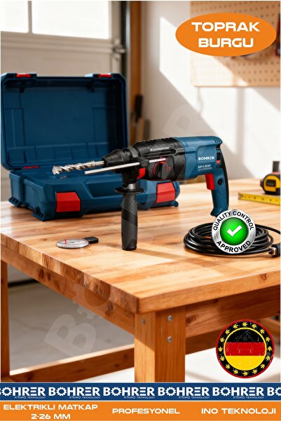 BÖHRER ELEKTRİKLİ 220V 2-26 KIRICI DELİCİ 3 FONKSİYONLU HİLTİ - ELEKTİKLİ DAR...