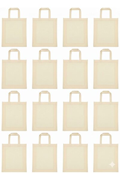 REX Polyester Shopping Bag Set (12 Pieces) - Yellow - Size 32x43 cm 68617Y