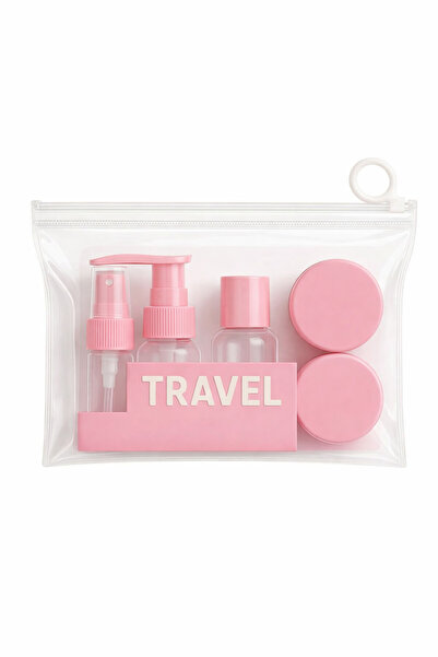 Masdala Egar Seyahat Boy Bakım Seti 6 Parça Uçak Kabin Uyumlu Sızdırmaz Şişe ...