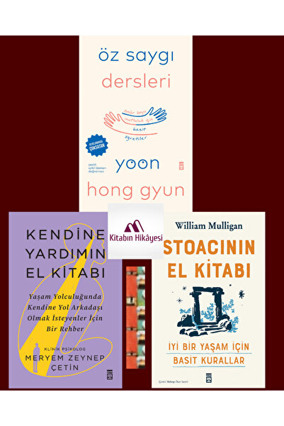 Timaş Yayınları Stoacının El Kitabı, Kendine Yardımın El Kitabı, Öz Saygı Der...