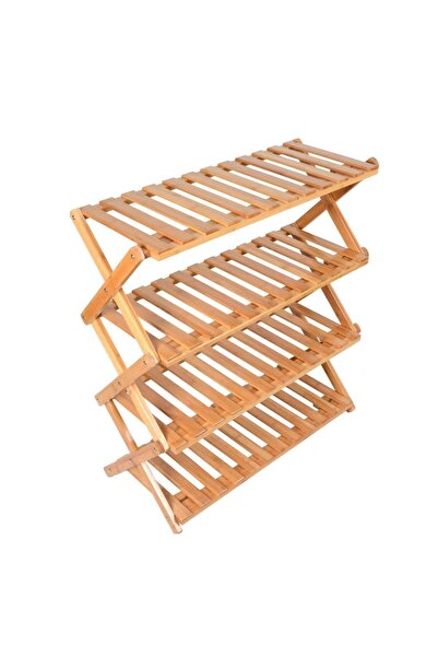 HomeNew Organize your home with a natural touch... a foldable shoe rack made ...