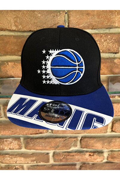 harmony factory قبعة سناب باك كاملة باللون الأسود والأزرق على طراز الشارع