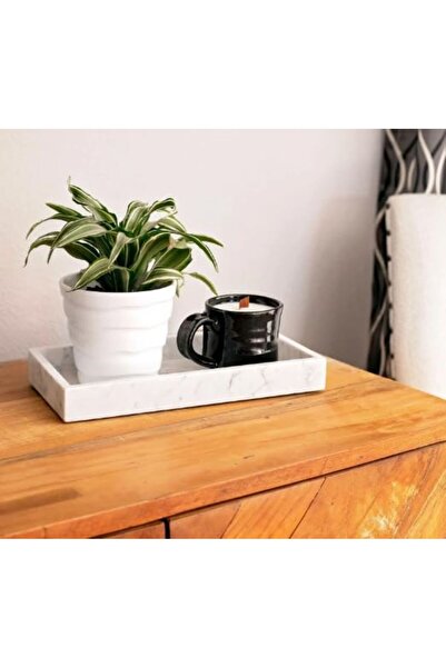 Generic White Marble Tray size 30x15x3cm