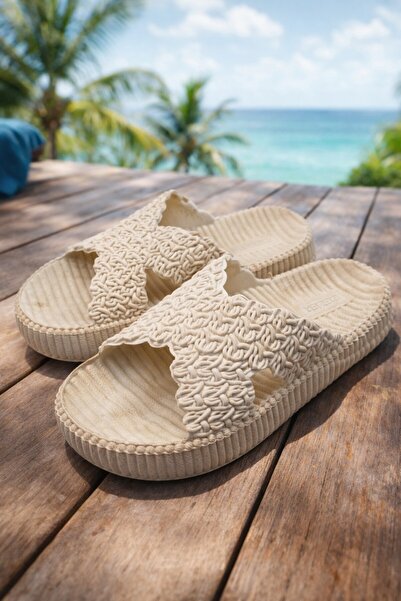 Moda Frato Sandy Crossed Women's Slippers Non-Slip Sole Beach Sea Pool Slippe...