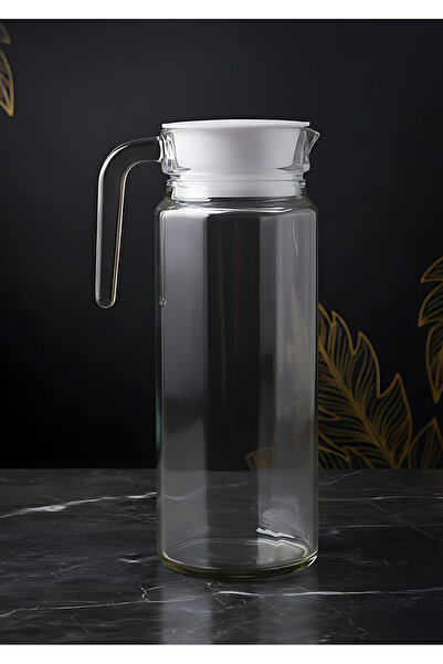 Bisbell Glass Water Jug 1.3L ,Transparent Pitcher, BPA-Free Drinkware,BB2888