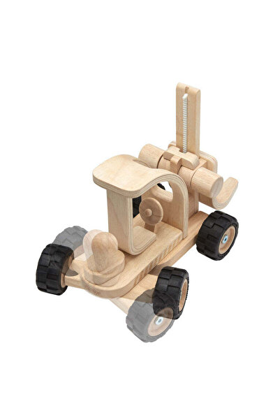 PLANTOYS Forklift — Wooden Toy Vehicle