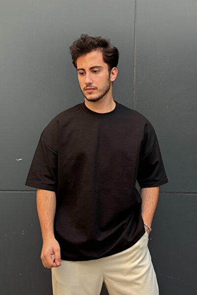 sunfyre ΑΝΔΡΙΚΟ T-shirt με κοντό μανίκι και λαιμόκοψη ποδηλάτου, oversize SUN262