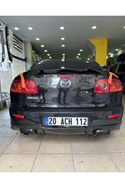 Tuning Vadisi Mazda 3 Difüzör Arka Tampon Eki (Plastik) Boyasız