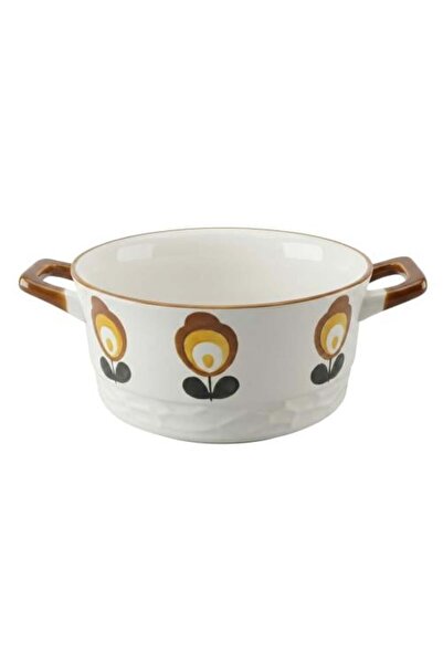 Generic Decorative Ceramic Pot with Side Handles