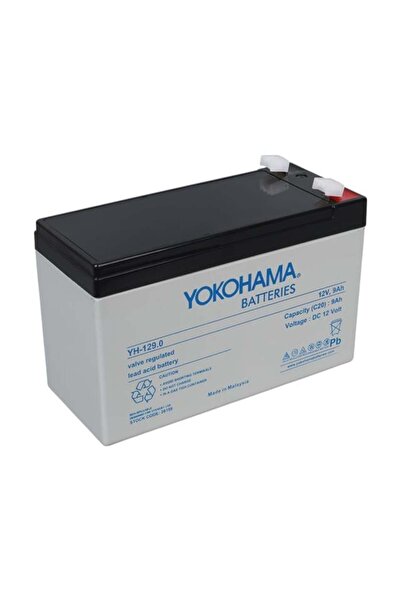 Genel Markalar Yokohama YH-129.0 12 Volt - 9 Amper Akü (150x65x90 mm)