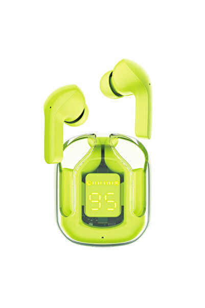 Acefast True Wireless Earbuds Type-C, IPX4, T6, 500mAh, green