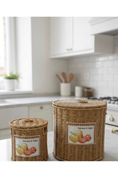 Molino 2'li Hasır Patates Soğan Sepeti
