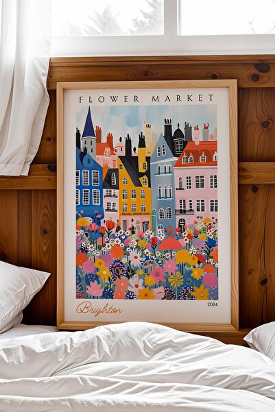 Saturn Brighton, Anglia, tablou înrămat, decor estetic de perete pentru iubit...