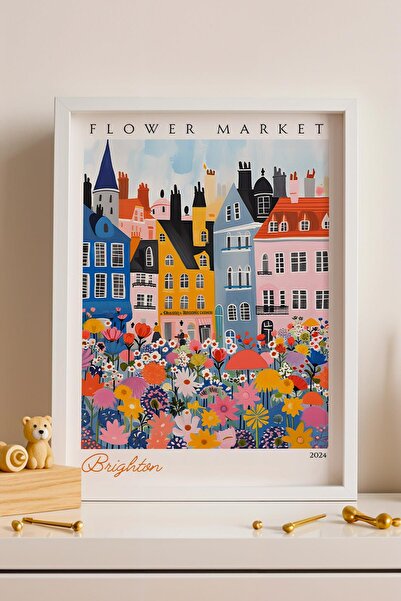 Saturn Brighton, Anglia, tablou înrămat, decor estetic de perete pentru iubit...