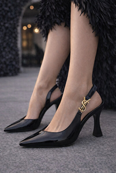 Firibu Kadın Topuklu Ayakkabı Sivri Burun Şık Klasik Abiye Günlük 41-42 Özel ...