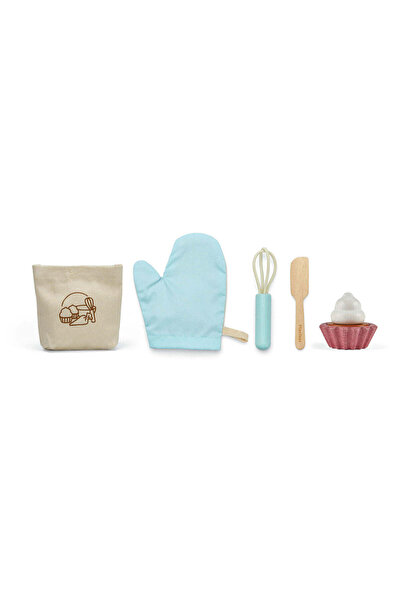 PLANTOYS Cupcake Set — Wooden Pretend Play Baking Set