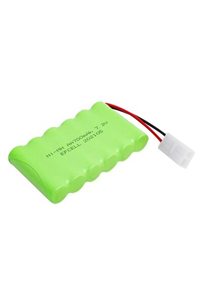 Genel Markalar 7.2 Volt 700mAh Ni-Mh 2 Pin Tamiya Soketli 6'lı Oyuncak Araba ...