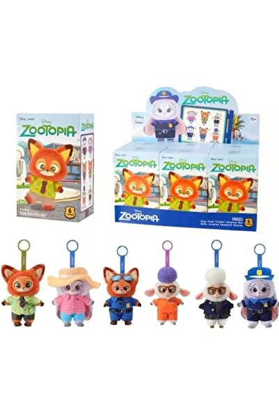 BimBimBo Zootopia Figure, Judy and Nick, 12cm, 6 models, plush toy