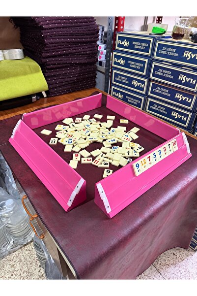 kahvehaneciler PEMBE AHŞAP OKEY TAKIMI