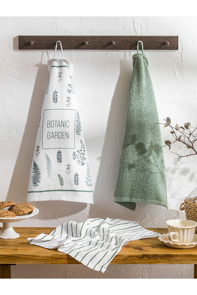 LC Waikiki Alita City Lcw Home Mixed Curl Printed Drying Cloth with a Differe...