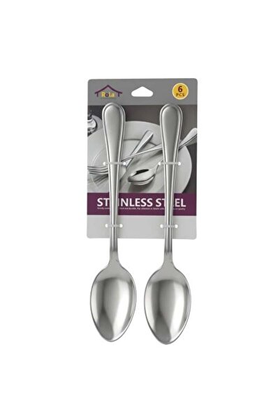Generic Stainless Steel Spoon Set – 6 Pieces