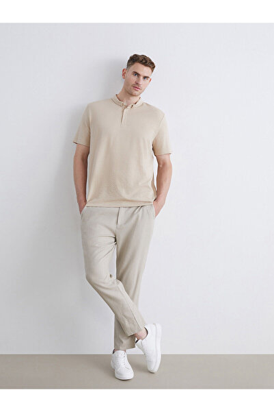 LC Waikiki Nevavm Standard Fit Men's Chino Pants with a Difference
