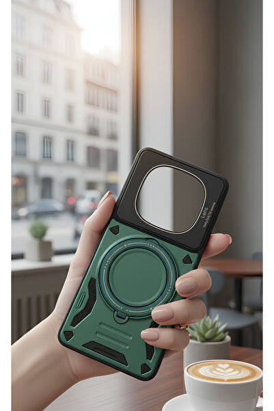 TechTrove 3D Camera Lens Protected Ring Stand Case Compatible with Redmi Note...