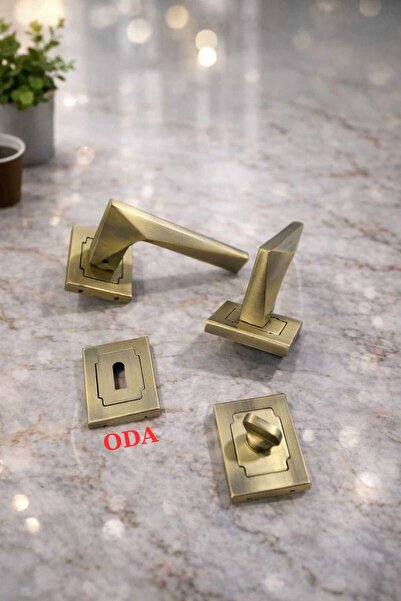 ARON Sofuoğlu Luxury Space (Matte Antique Gold) Square Rose Design (Room) Typ...