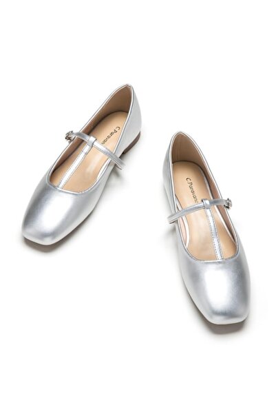 C Paravano C.Paravano Ballerinas, Silver, 39 EU