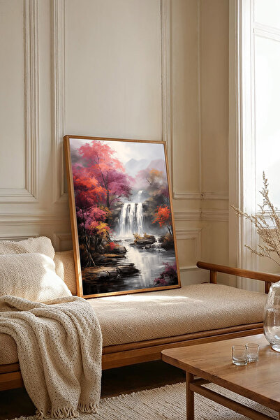 Dekorsiahome Tablou dintr-o singură bucată cu ramă din lemn TK2995