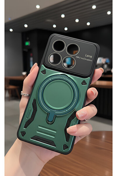 TechTrove 3D Camera Lens Protected Ring Stand Case Compatible with Mi 14t Pro