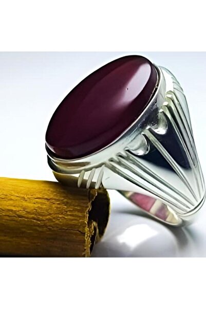 alomran orientals Yemeni agate ring - 925 silver