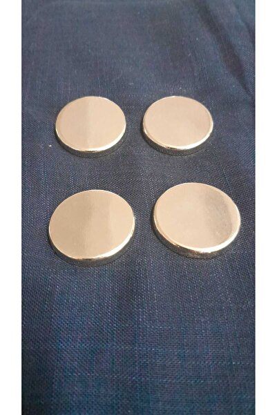 ILCARE MODA AKSESUAR ALTIN KAPLAMA Metal Düğme 50BOY 35 mm 4 Adet