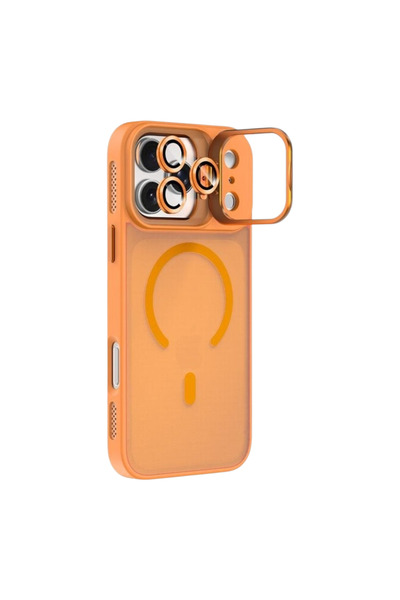 Mopal iPhone 17 Pro Max Uyumlu MagSafe Özellikli Kamera Lens Koruyuculu Pass ...