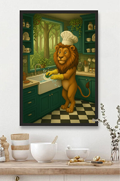 Harika bir ev KUHINJSKI STOL MDF STOL SA ŠAROM LAVA ZA PRANJE POSUĐA ZA KUHIN...