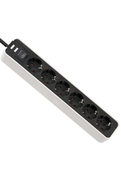DAMUR Professional Power Strip 6 Sockets