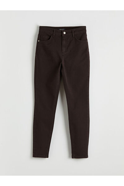 LC Waikiki Brown mercury skinny fit women's jean pants