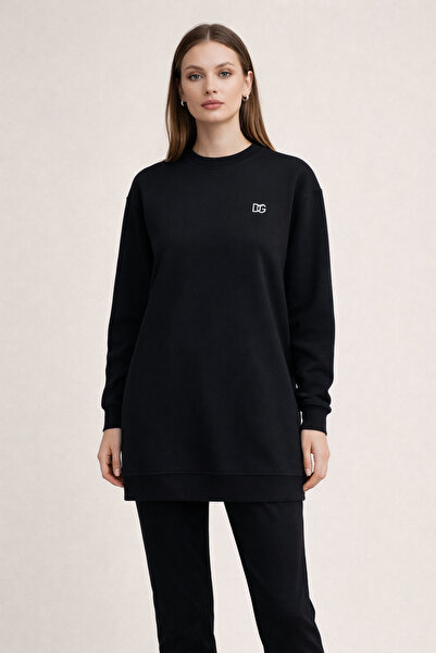 Günpa Collection Günpa 313-02-26 Women's Long Tunic Sweatshirt Comfortable Fi...