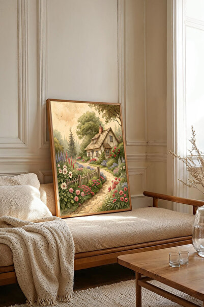 Dekorsiahome Tablou dintr-o singură bucată cu ramă din lemn TK2998