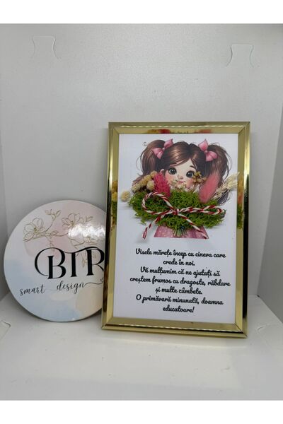 OEM Message board for Educators - little girl with pigtails, 10x15cm