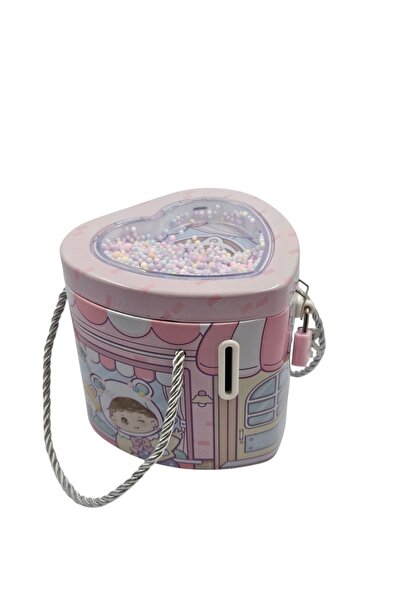 Butik Kalp Kilitli Kumbara