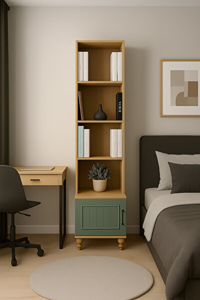 arionkids Gülsün Genç Odası Kitaplık ve Komodin Seti | Birinci Sınıf MDF | RE...