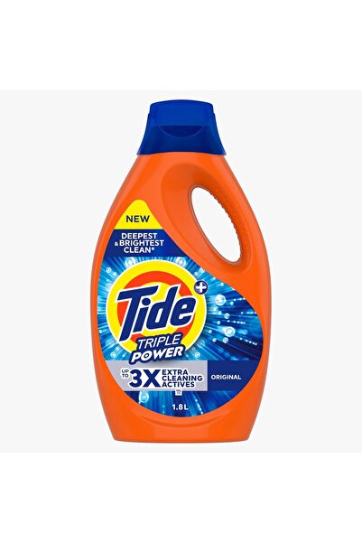 Tide منظف ​​سائل أصلي ثلاثي القوة، 1.8 لتر
