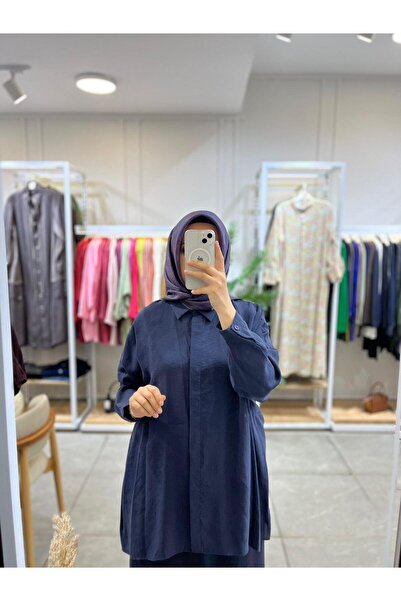 Nuss 3001 Oversize Buttoned Shirt Navy