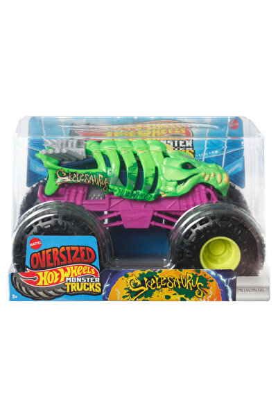 HOT WHEELS Monster Trucks 1:24 Arabalar FYJ83 JMT09 Skelesaurus